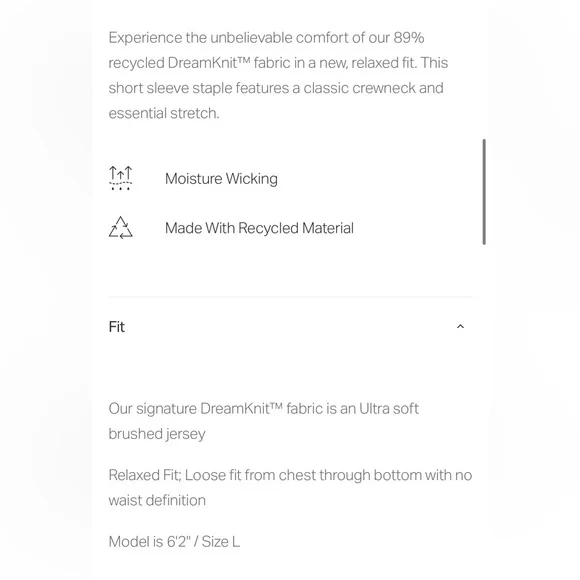 2ND RESTOCK Vuori Men’s “Ponto” Performance Tee (L) *RELAXED FIT* - Picture 5 of 9